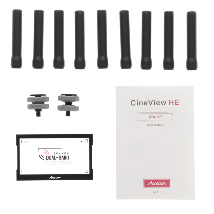 【中古品】Accsoon WIT04-HE 高品質映像&音声ワイヤレス伝送システム CineView HE