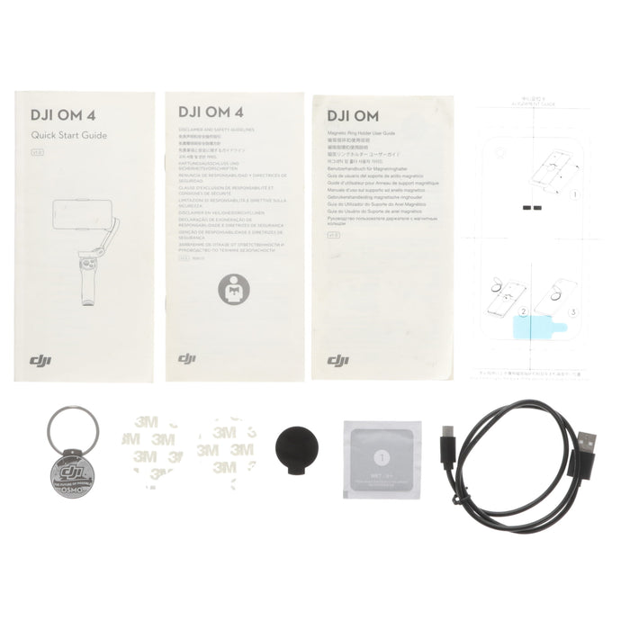 【中古品】DJI OM4CP1 DJI OM 4 スマートフォン用折りたたみ式スタビライザー