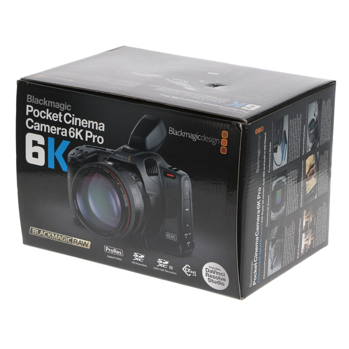 【中古品】BlackmagicDesign CINECAMPOCHDEF06P Blackmagic Pocket Cinema Camera 6K Pro