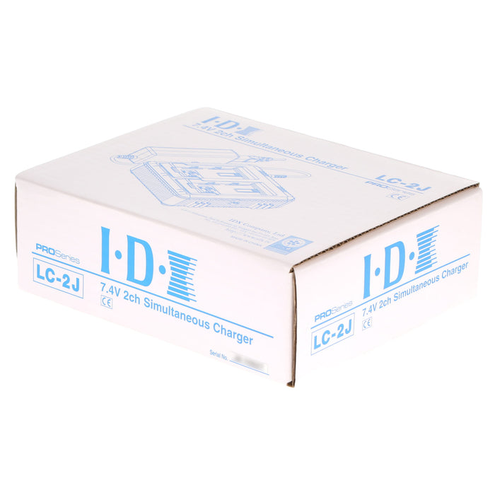 【中古品】IDX LC-2J 2ch同時急速充電器(バッテリーパック2個付属)