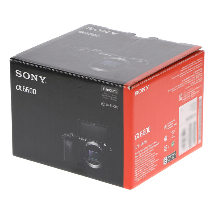 【中古品】SONY ILCE-6600 B デジタル一眼カメラ α6600(ボディのみ)