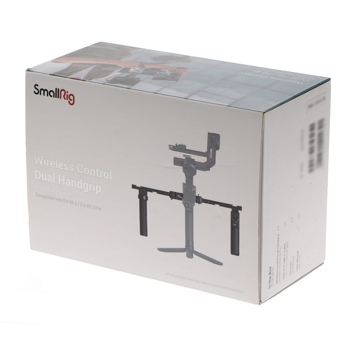 【中古品】SmallRig 3954 DJI RSシリーズ用無線制御式デュアルハンドグリップ