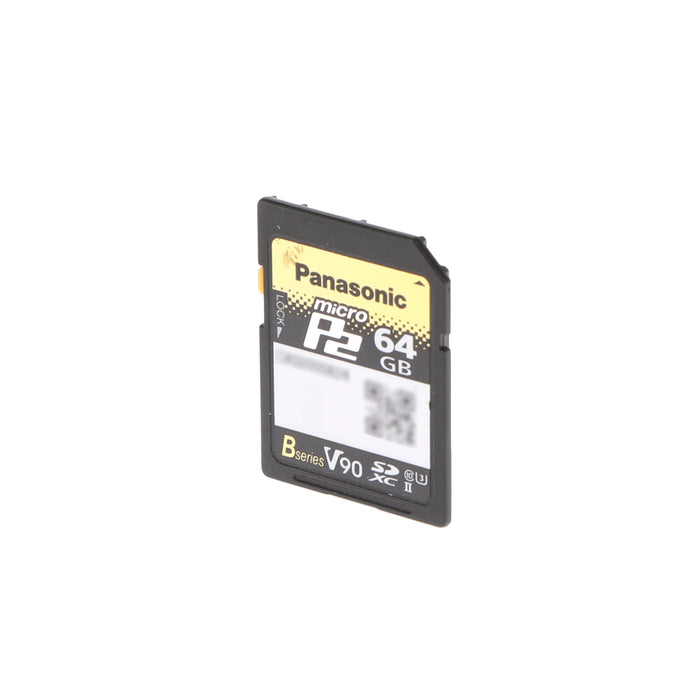 【中古品】Panasonic AJ-P2M064BG microP2カード Bシリーズ(64GB)