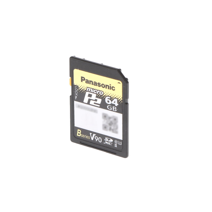 【中古品】Panasonic AJ-P2M064BG microP2カード Bシリーズ(64GB)