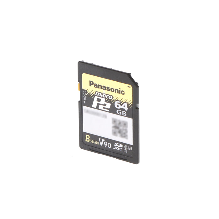 【中古品】Panasonic AJ-P2M064BG microP2カード Bシリーズ(64GB)