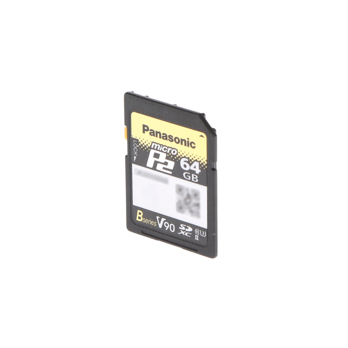 【中古品】Panasonic AJ-P2M064BG microP2カード Bシリーズ(64GB)