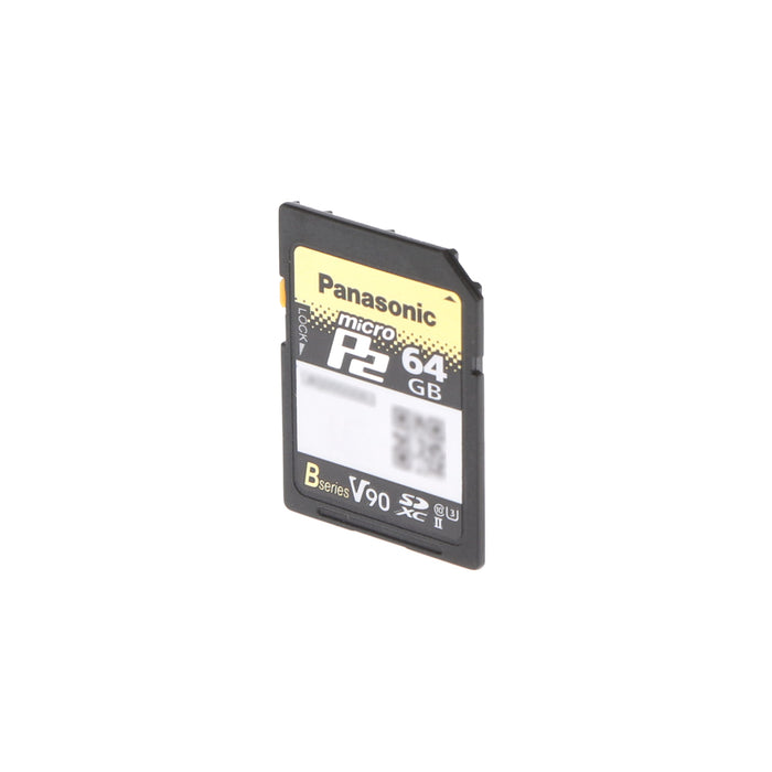 【中古品】Panasonic AJ-P2M064BG microP2カード Bシリーズ(64GB)