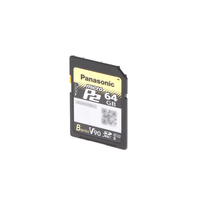 【中古品】Panasonic AJ-P2M064BG microP2カード Bシリーズ(64GB)