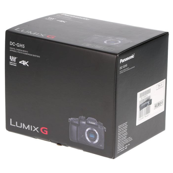 【中古品】Panasonic DC-GH5-K ミラーレス一眼カメラ GH5(ボディ)