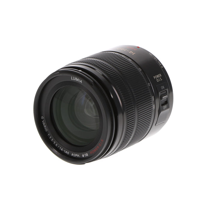 【中古品】Panasonic H-FS14140-K LUMIX G VARIO 14-140mm/F3.5-5.6 ASPH./POWER O.I.S.(ブラック)