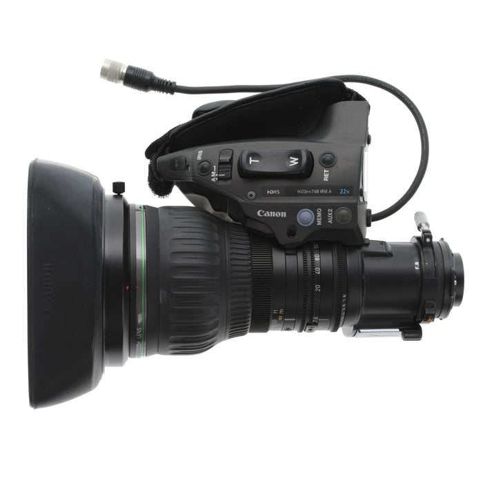 【中古品】Canon HJ22e×7.6B IRSE A 2/3型22倍HDズームレンズ