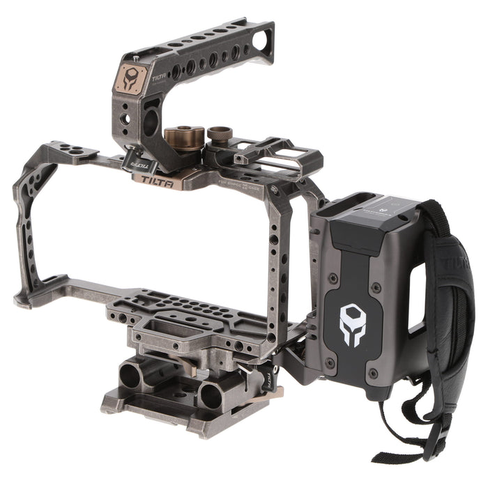 【中古品】Tilta TA-T01-B Tilta Camera Cage for BMPCC 4K/6K Basic Kit(Tactical Gray)