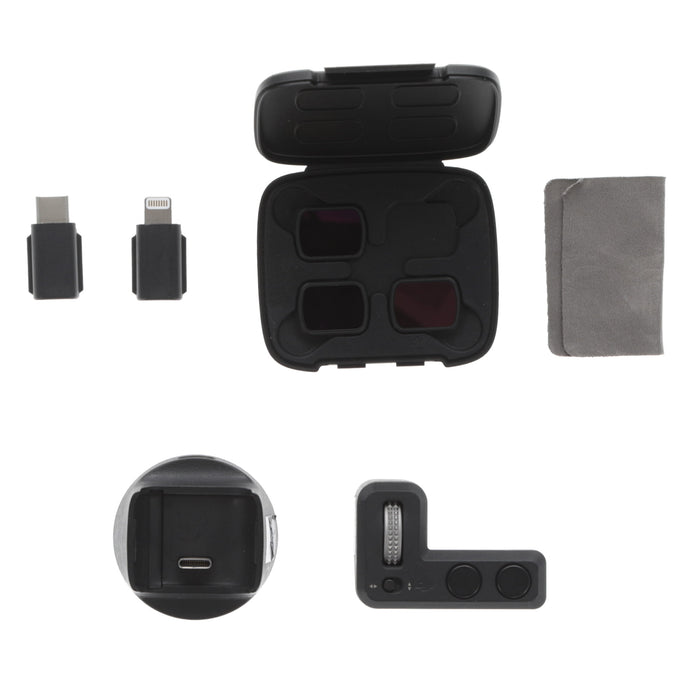 【中古品】DJI Osmo Pocket ＋ Osmo Pocket Part 13 Expansion Kit 小型3軸ジンバルカメラ(拡張キット付属)