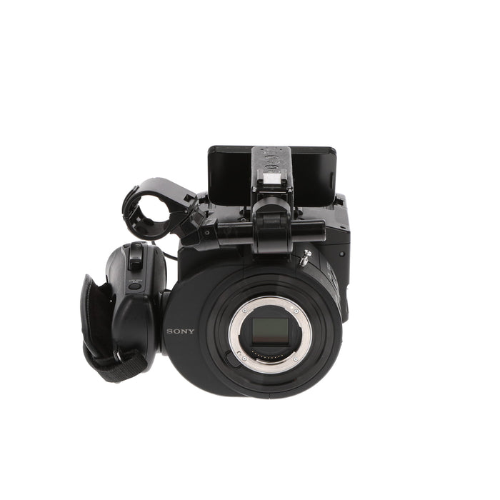 【中古品】SONY NEX-FS700R NXCAMカムコーダー(レンズ別売)(ジャンク品)