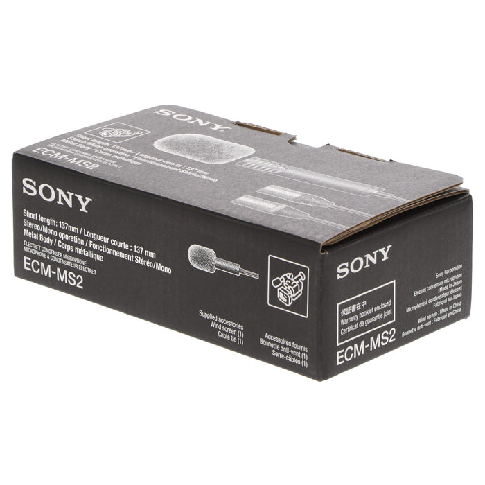 【中古品】SONY ECM-MS2 エレクトレットコンデンサーマイクロホン