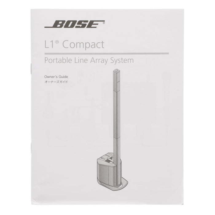 【中古品】BOSE L1 Compact system 高音質ポータブル拡声システム(1セット)