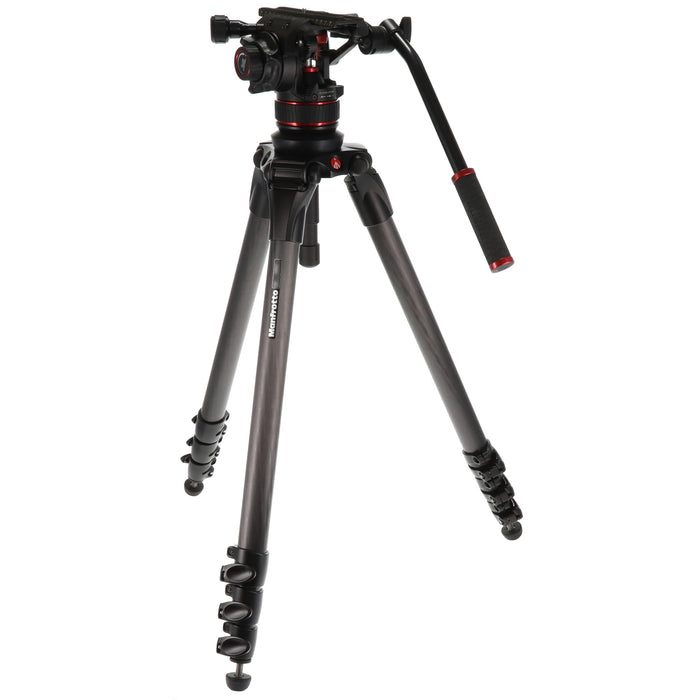 【中古品】Manfrotto MVK612CTALL ナイトロテック612ビデオ雲台+536カーボン三脚