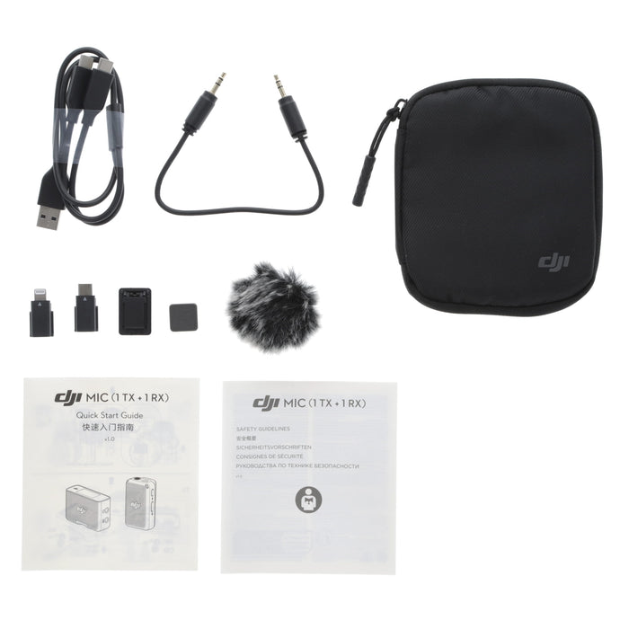 【中古品】DJI 1V1FCC DJI Mic(トランスミッター×1＋レシーバー×1)