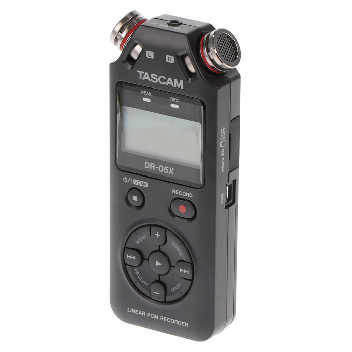 【中古品】TASCAM DR-05X ステレオオーディオレコーダー/USBオーディオインターフェース