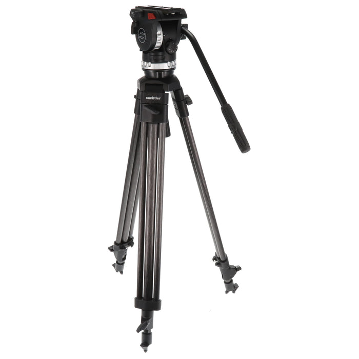 【中古品】Sachtler システムAce L CF Ace L 三脚キット(カーボン/3段/スプレッダー無し)