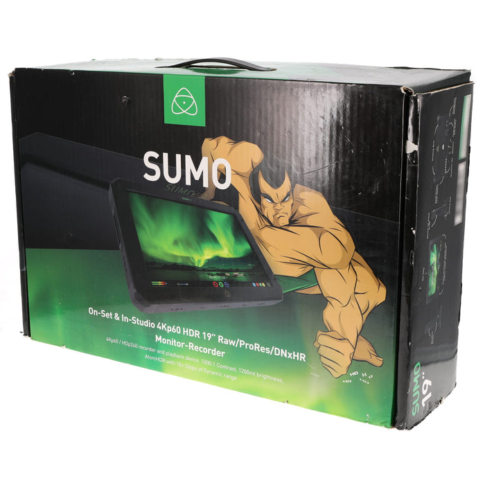 【中古品】ATOMOS ATOMSUMO19 19型4K対応SSD/HDDレコーダー SUMO19