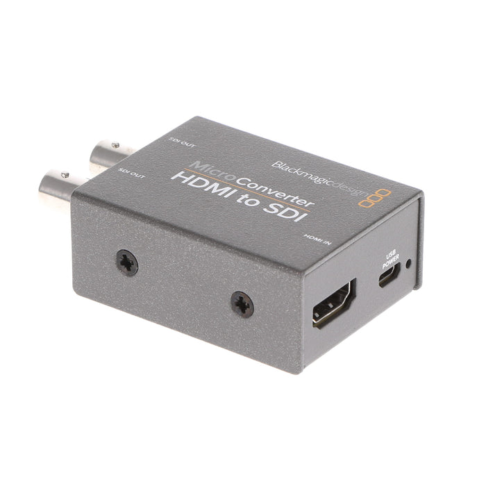 【中古品】BlackmagicDesign CONVCMIC/HS/WPSU Micro Converter HDMI to SDI wPSU(パワーサプライ付属)