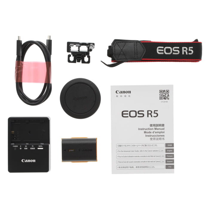 【中古品】Canon EOS R5 ミラーレスカメラ EOS R5(ボディーのみ)