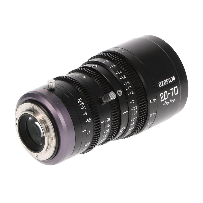 【中古品】DZOFilm DZO-L207029-M Linglung 20-70mm T2.9 MFTマウントパーフォーカル シネズームレンズ(メートル表示)