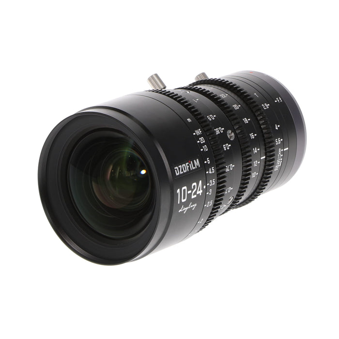 【中古品】DZOFilm DZO-L102429-M Linglung 10-24mm T2.9 MFTマウントパーフォーカル シネズームレンズ(メートル表示)