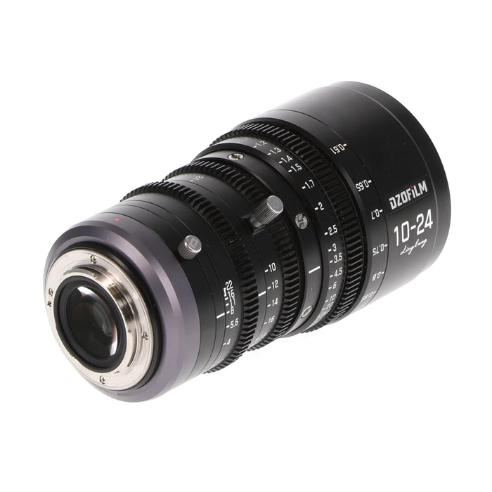 【中古品】DZOFilm DZO-L102429-M Linglung 10-24mm T2.9 MFTマウントパーフォーカル シネズームレンズ(メートル表示)