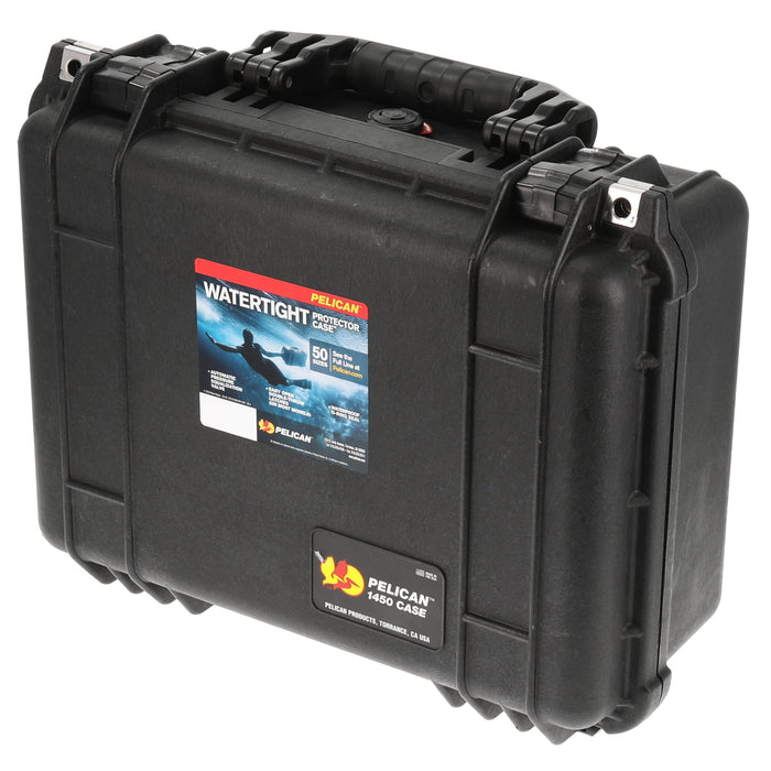 【中古品】PELICAN 1450NF-Black 1450 Protector Case (フォーム無し/ブラック)