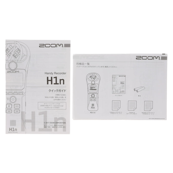 【中古品】ZOOM H1n Handy Recorder(ブラック)