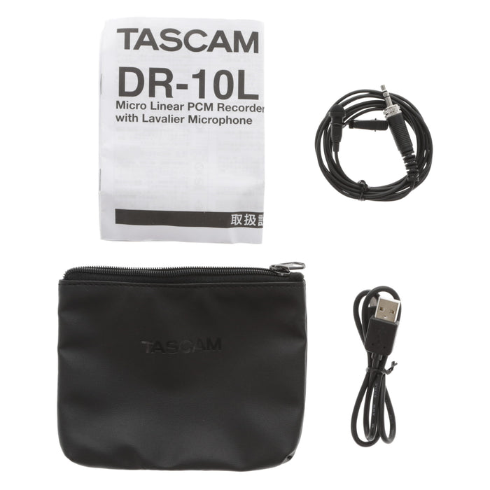 【中古品】TASCAM DR-10L ピンマイクレコーダー(ブラック)