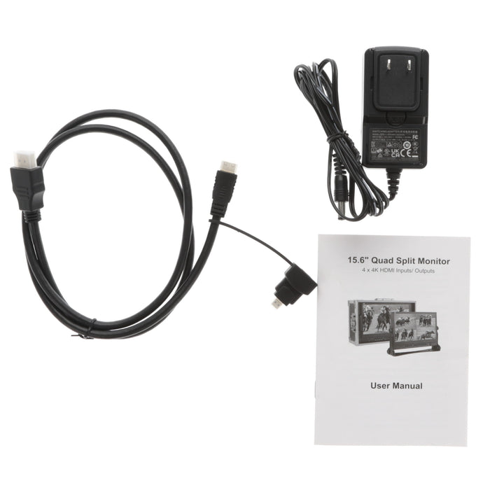 【中古品】Feelworld ATEM156-CO 15.6インチモニターHDMI4出入力タイプ