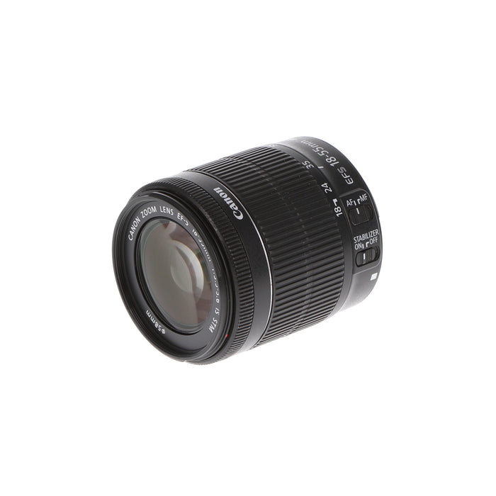 【中古品】Canon EF-S18-55ISSTM EF-S標準ズームレンズ EF-S18-55mm F3.5-5.6 IS STM