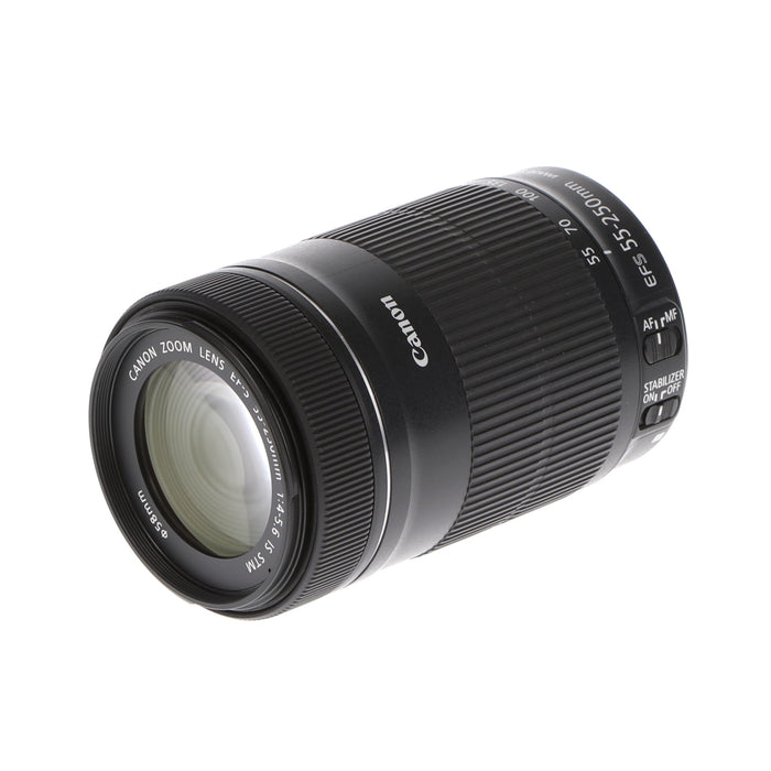 中古品】Canon EF-S55-250ISSTM EF-S望遠ズームレンズ EF-S55-250mm F4-5.6 IS STM -  業務用撮影・映像・音響・ドローン専門店 システムファイブ