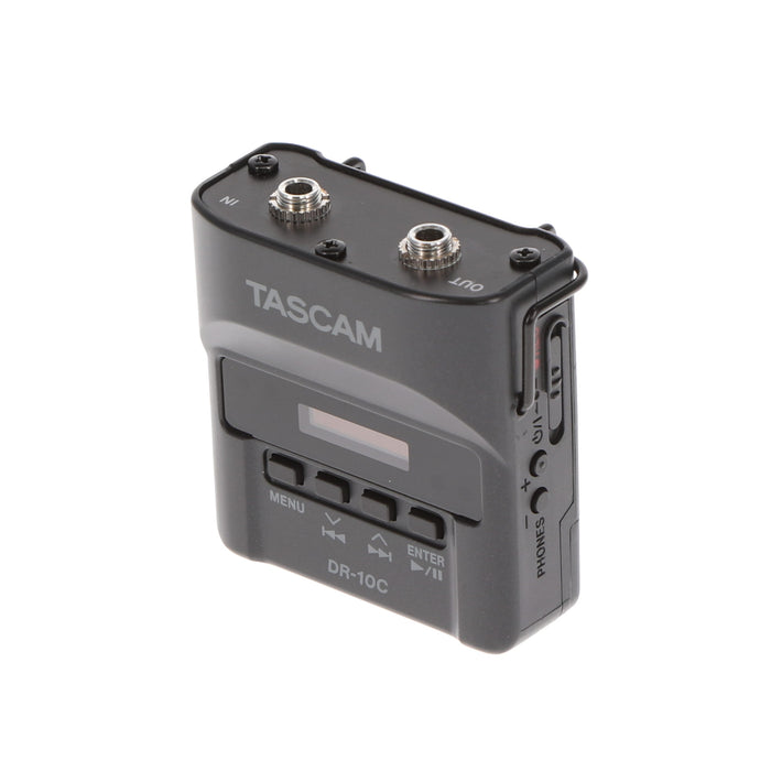 【中古品】TASCAM DR-10CS ワイヤレスマイクシステム用マイクロリニアPCMレコーダー (SENNHEISER対応)