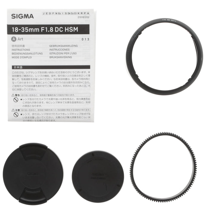 【中古品】SIGMA 210540 18-35mm F1.8 DC HSM | Art(キヤノン EFマウント)