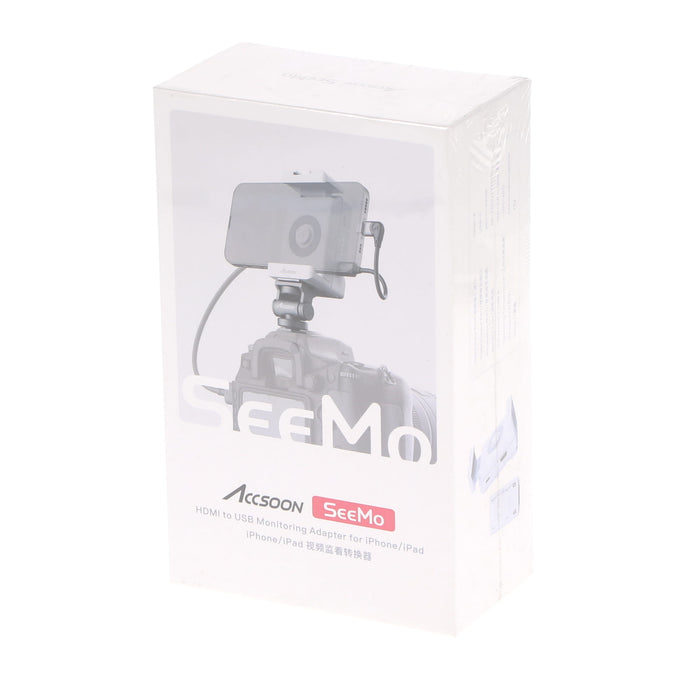 【中古品】Accsoon UIT02 HDMI to iOS ビデオキャプチャーアダプター SeeMo ホワイト