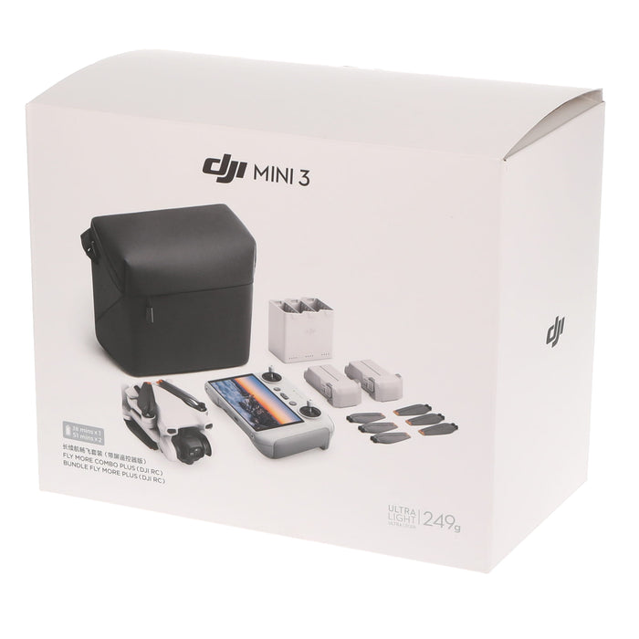 【中古品】DJI M16314 DJI Mini 3 Fly More Combo Plus(DJI RC付属)