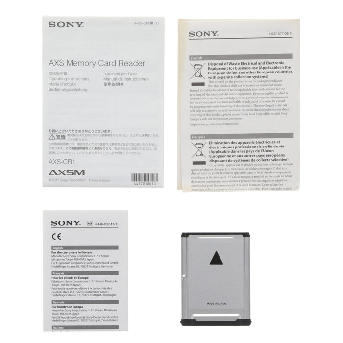 【中古品】SONY AXS-CR1 AXSメモリーカードUSBリーダー
