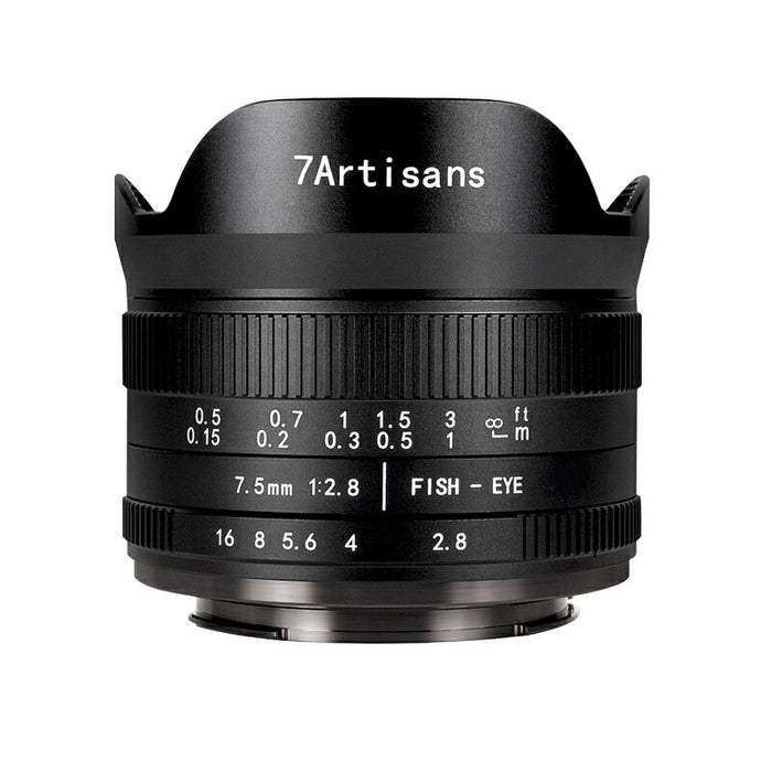 7artisans 75FXB-II 7.5mm F2.8 FISH-EYE II ED(ブラック/Xマウント)