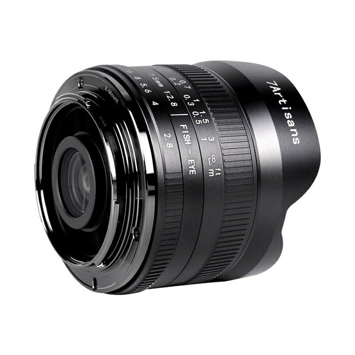 7artisans 75EB-II 7.5mm F2.8 FISH-EYE II ED(ブラック/Eマウント)