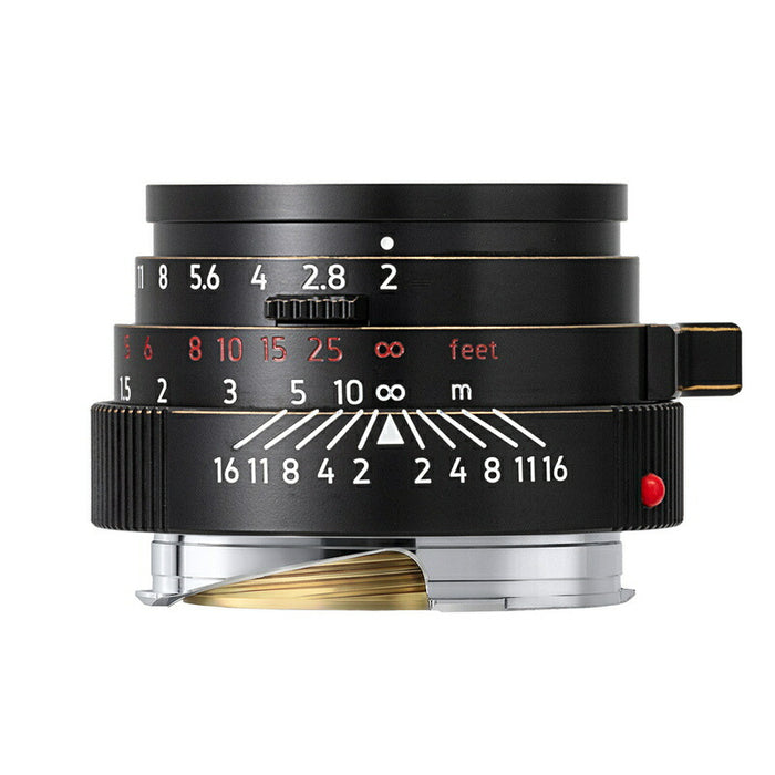 LIGHT LENS LAB LLL-50M (Vi) M 50mm f/2 ヴィンテージブラック・セット + レンズフード C42-LS.39F 復刻 + E39 UV レンズフィルター(Mマウント)