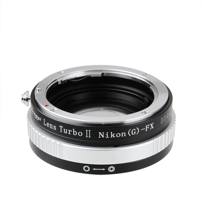 中一光学 Lens Turbo II N/G-FX Lens Turbo II N/G-FXフォーカルレデューサーアダプター(ニコンFマウントレンズ・Gシリーズ対応 → 富士フイルムXマウント)