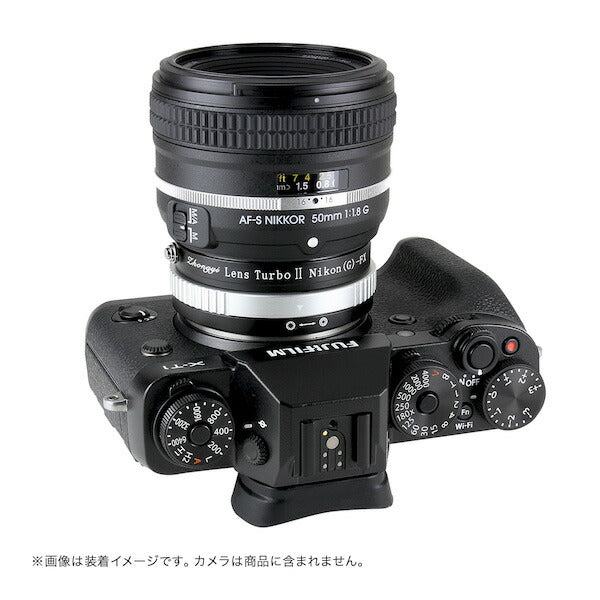 中一光学 Lens Turbo II N/G-FX Lens Turbo II N/G-FXフォーカルレデューサーアダプター(ニコンFマウントレンズ・Gシリーズ対応 → 富士フイルムXマウント)