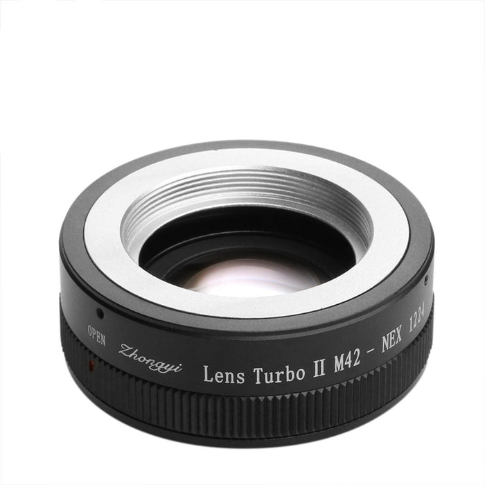 中一光学 Lens Turbo II M42-NEX Lens Turbo II M42-NEXフォーカルレデューサーアダプター(M42マウントレンズ  → ソニーEマウント変換)