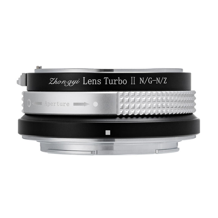 中一光学 LTII NG-NZ x0.7 Lens Turbo II N/G-NZフォーカルレデューサーアダプター(ニコンFマウント(Gタイプ対応)レンズ → ニコンZマウント変換/Zマウント)