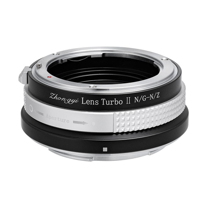 中一光学 LTII NG-NZ x0.7 Lens Turbo II N/G-NZフォーカルレデューサーアダプター(ニコンFマウント(Gタイプ対応)レンズ → ニコンZマウント変換/Zマウント)