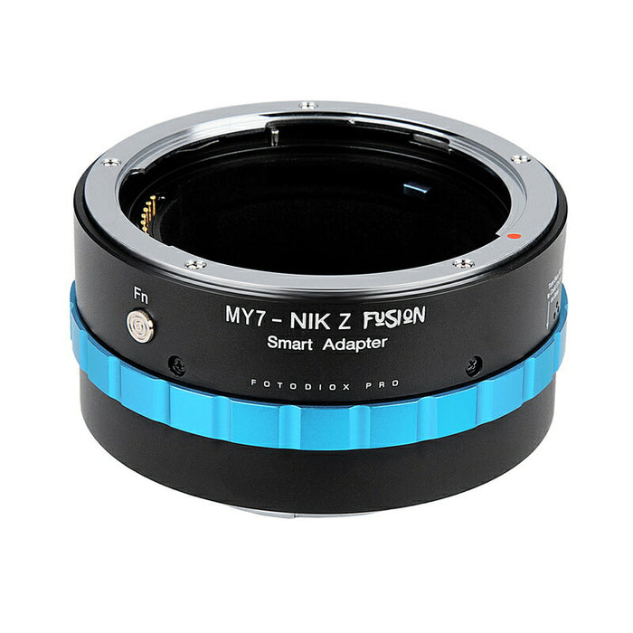 Fotodiox M7-NKZ-FSN 電子マウントアダプター M7-NKZ-FSN(マミヤ7マウントレンズ → ニコンZマウント変換) レンズシャッター操作リング搭載